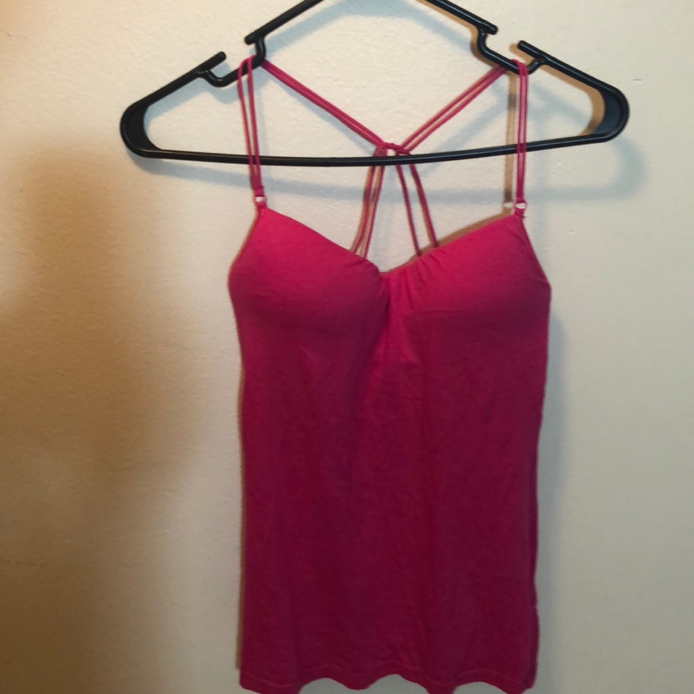 Pink bra tank